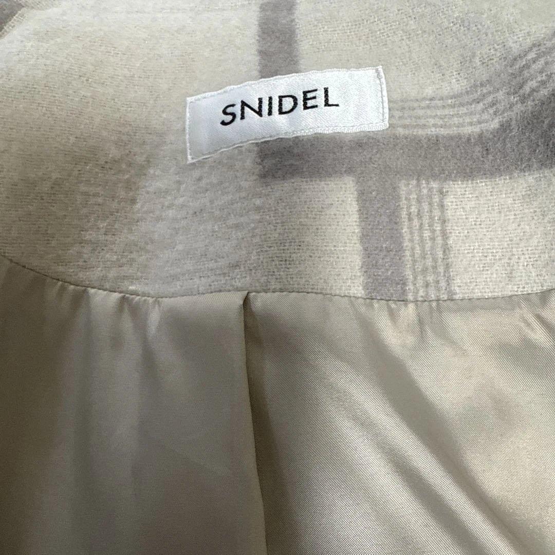 みかみかん　美品/スナイデル SNIDEL ビッグカラージャガードウール