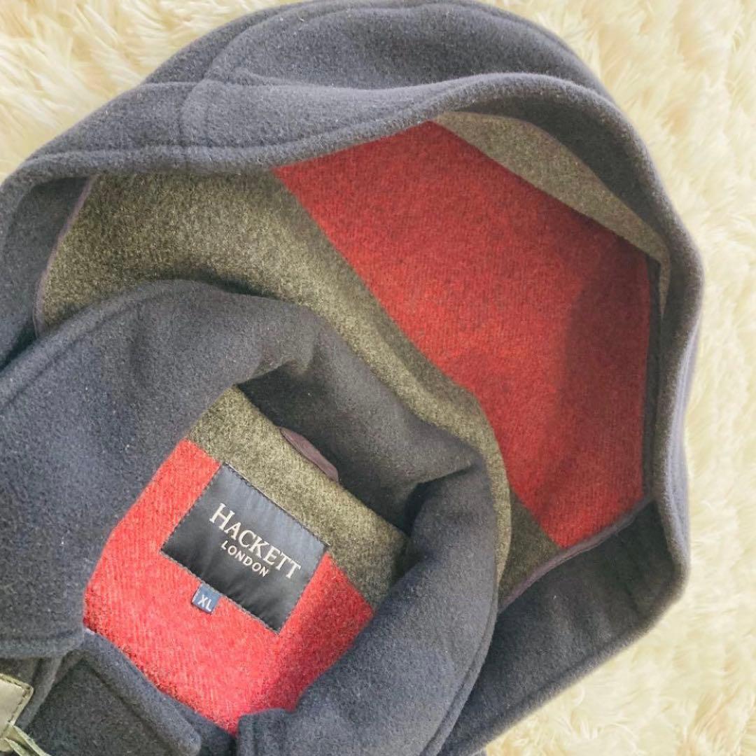 【美品】HACKETT LONDON ハケットロンドン ダッフルコート XL