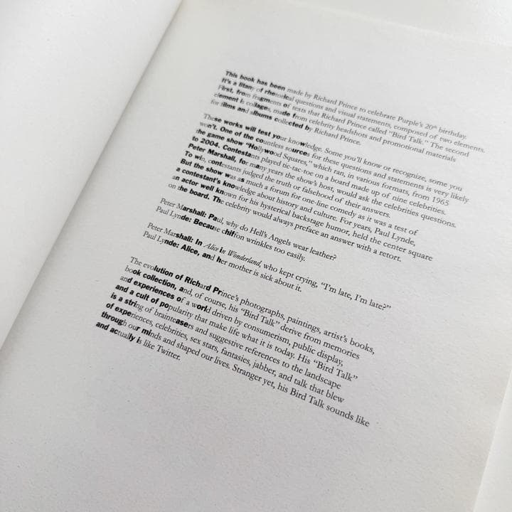 アート・デザイン・音楽 Purple 20 Years: Richard Prince