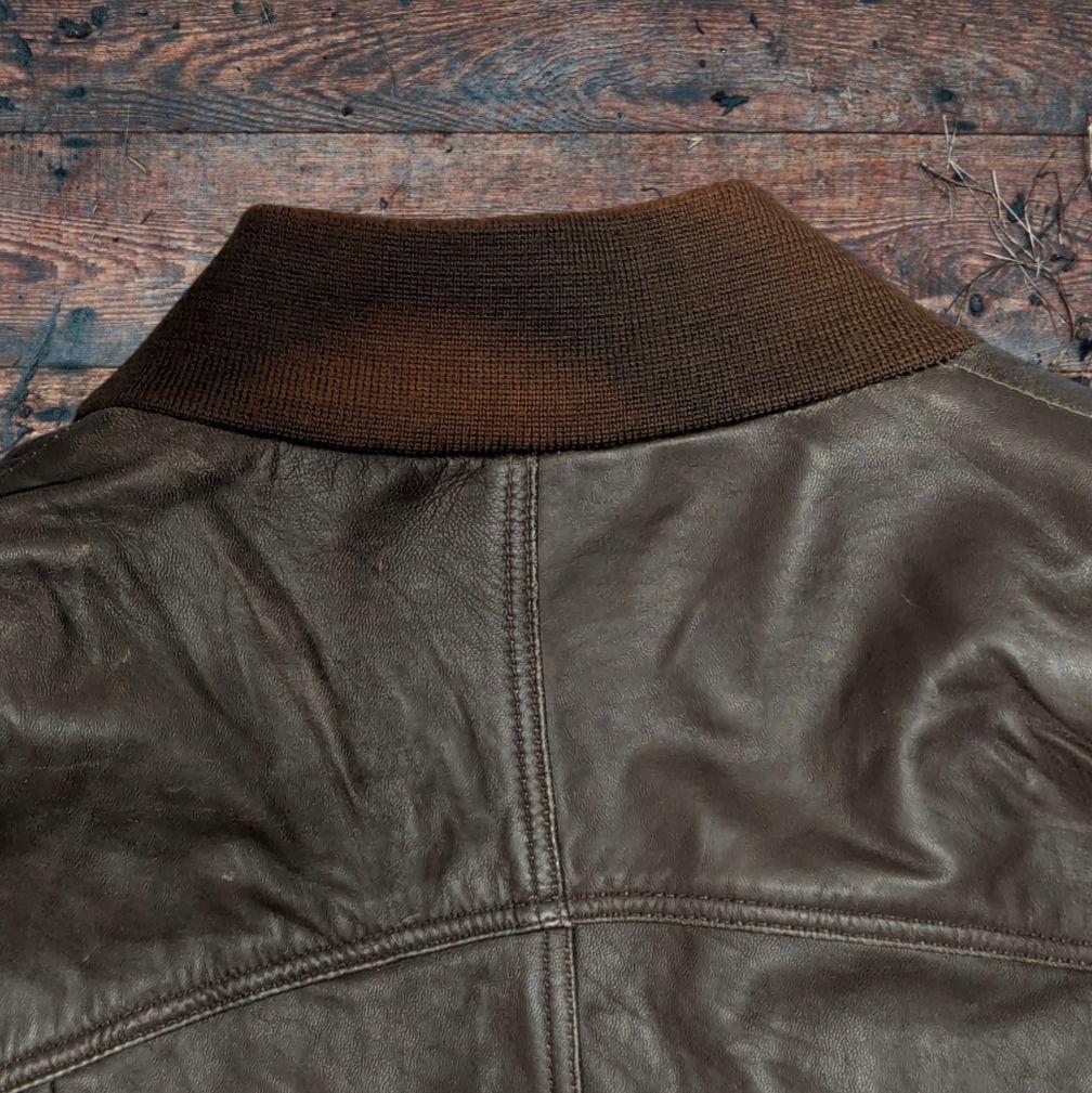 英国製 CARAPACE A-1 フライトジャケット M エルボーパッチ ボタン