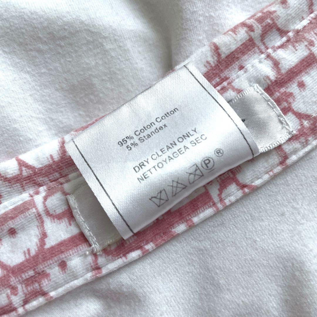 激レア 美品 Christian Dior 襟 トロッター柄 ポロシャツ