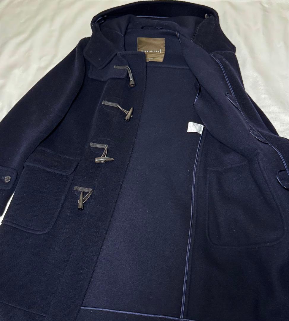◆英国製【38】マッキントッシュ◆美品！ウール100%『ダッフルコート』紺◆