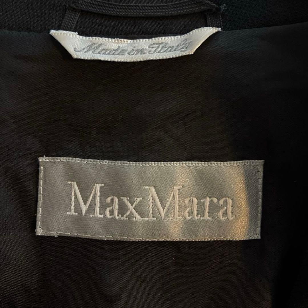 YOU美品☆イタリア製 Max Mara ブラックジャケット『36』☆
