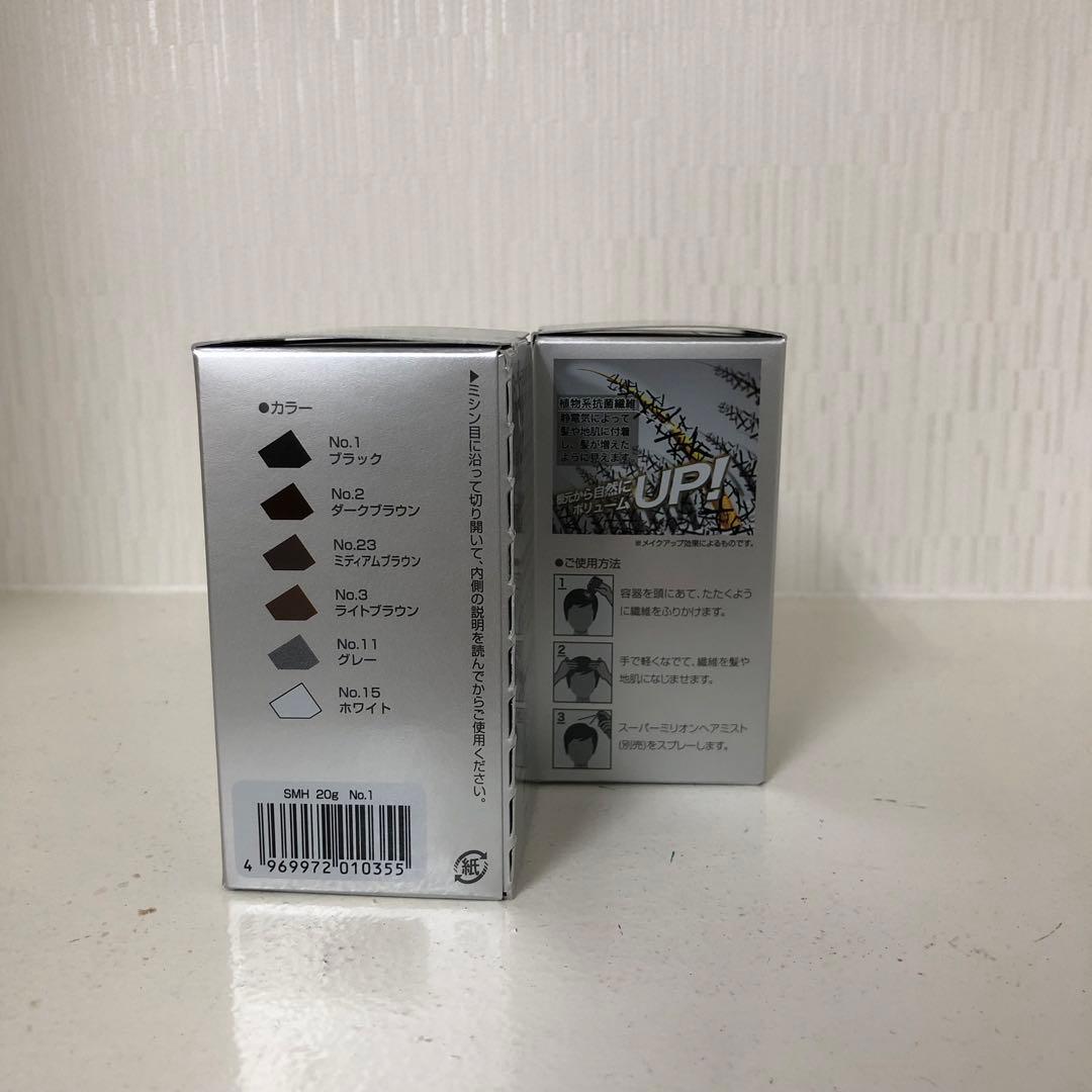 <新品> 3個セット No.1 ブラック スーパーミリオンヘアー 20g ルアン