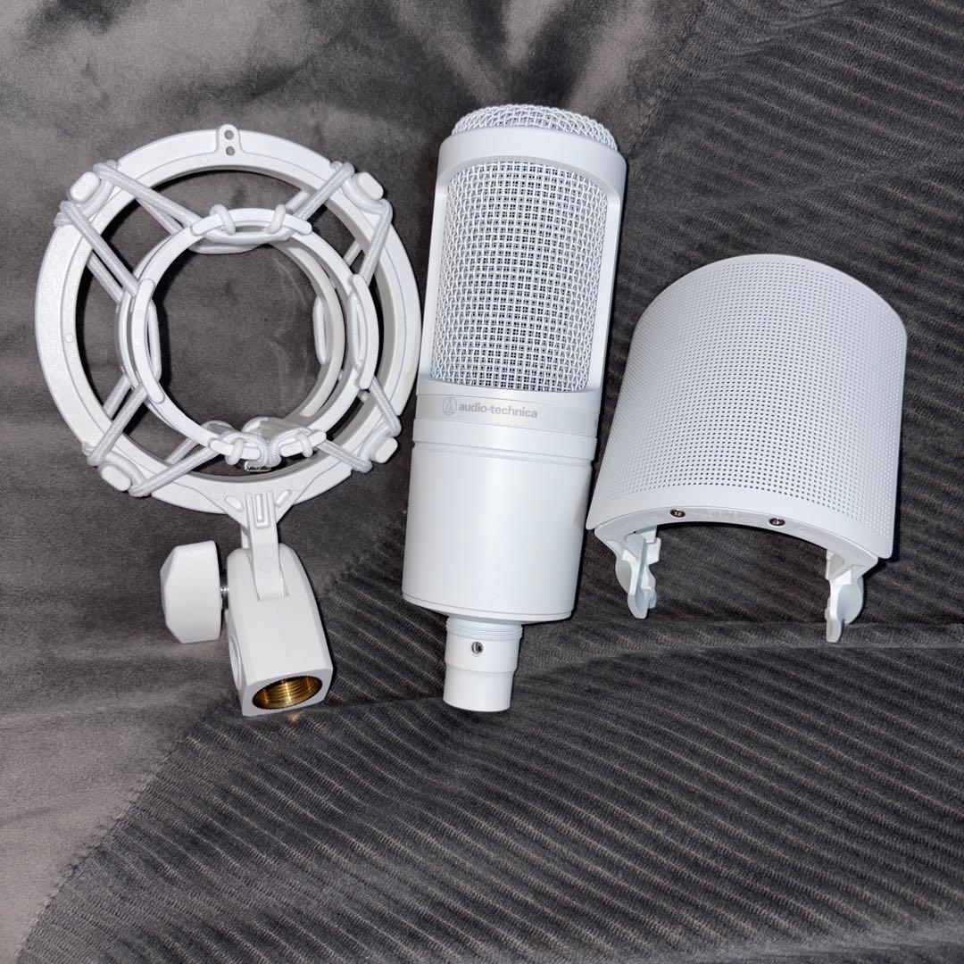 audio-technica コンデンサーマイク ホワイト