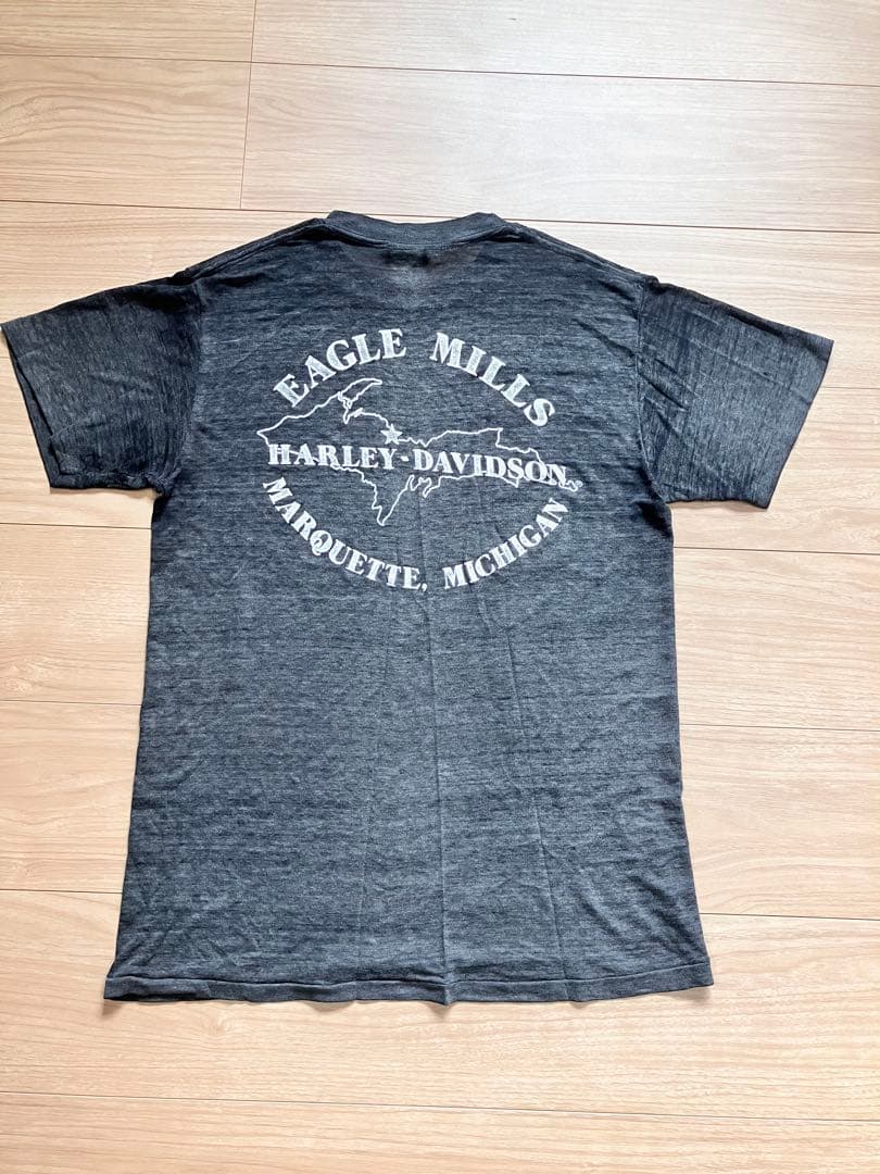 HARLEY-DAVIDSON ハーレーTシャツ、ヴィンテージ、バックプリント有