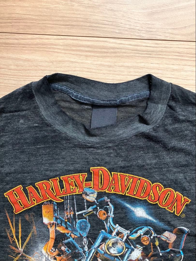 HARLEY-DAVIDSON ハーレーTシャツ、ヴィンテージ、バックプリント有