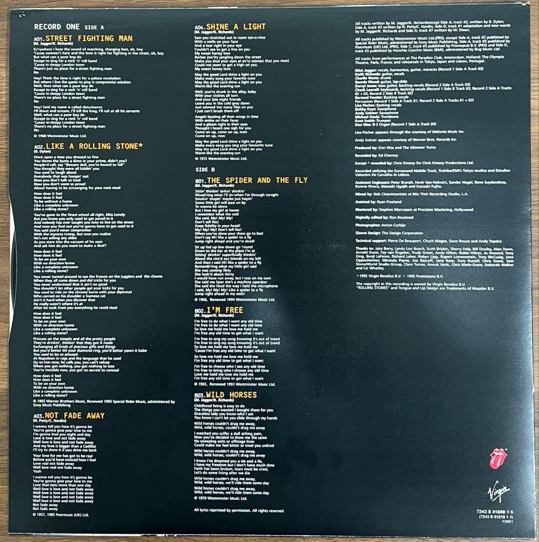 【2LP/UK盤】The Rolling Stones / Stripped