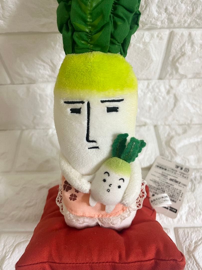 あおくび大根　特大ぬいぐるみ　腹巻き　正座　マラカス　平成レトロ　5セット