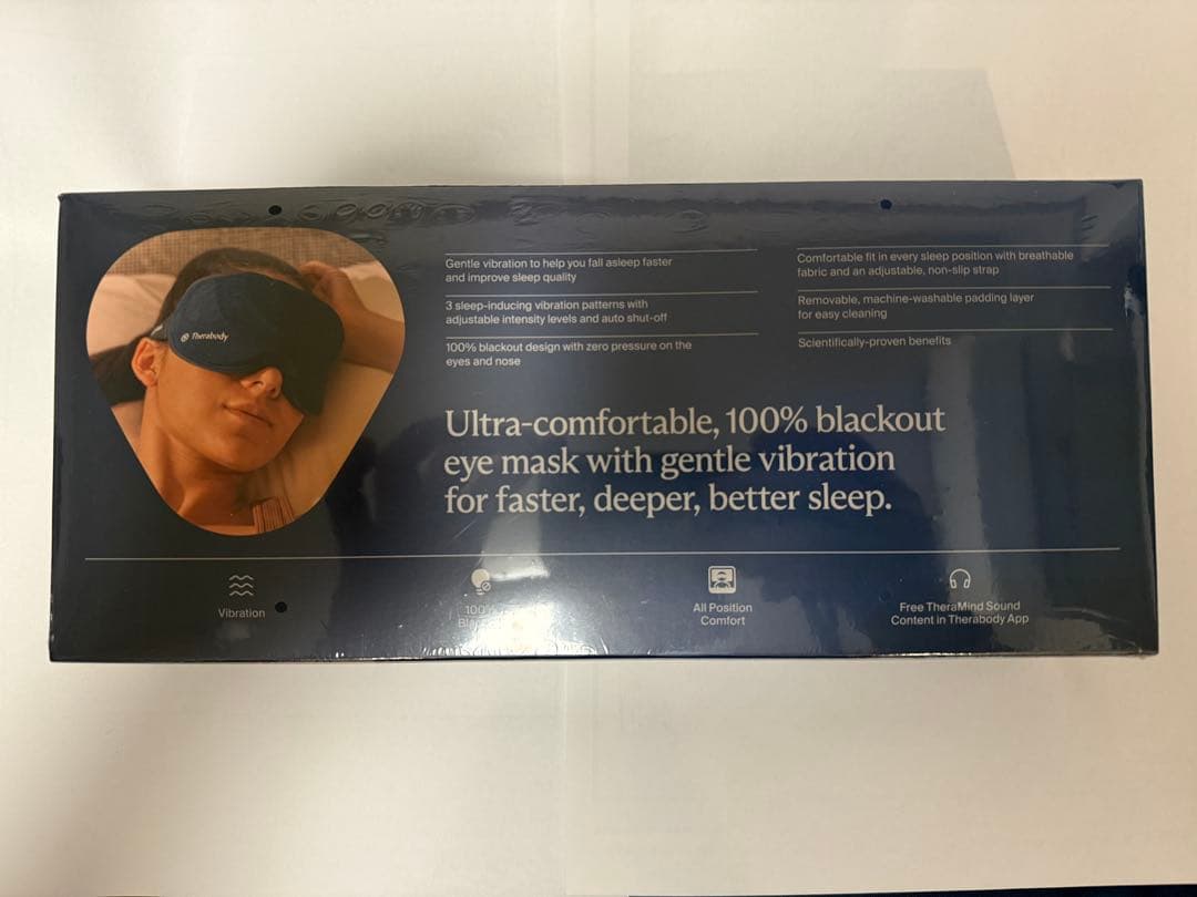 Therabody SleepMask アイマスク 遮光、温熱、振動　未開封