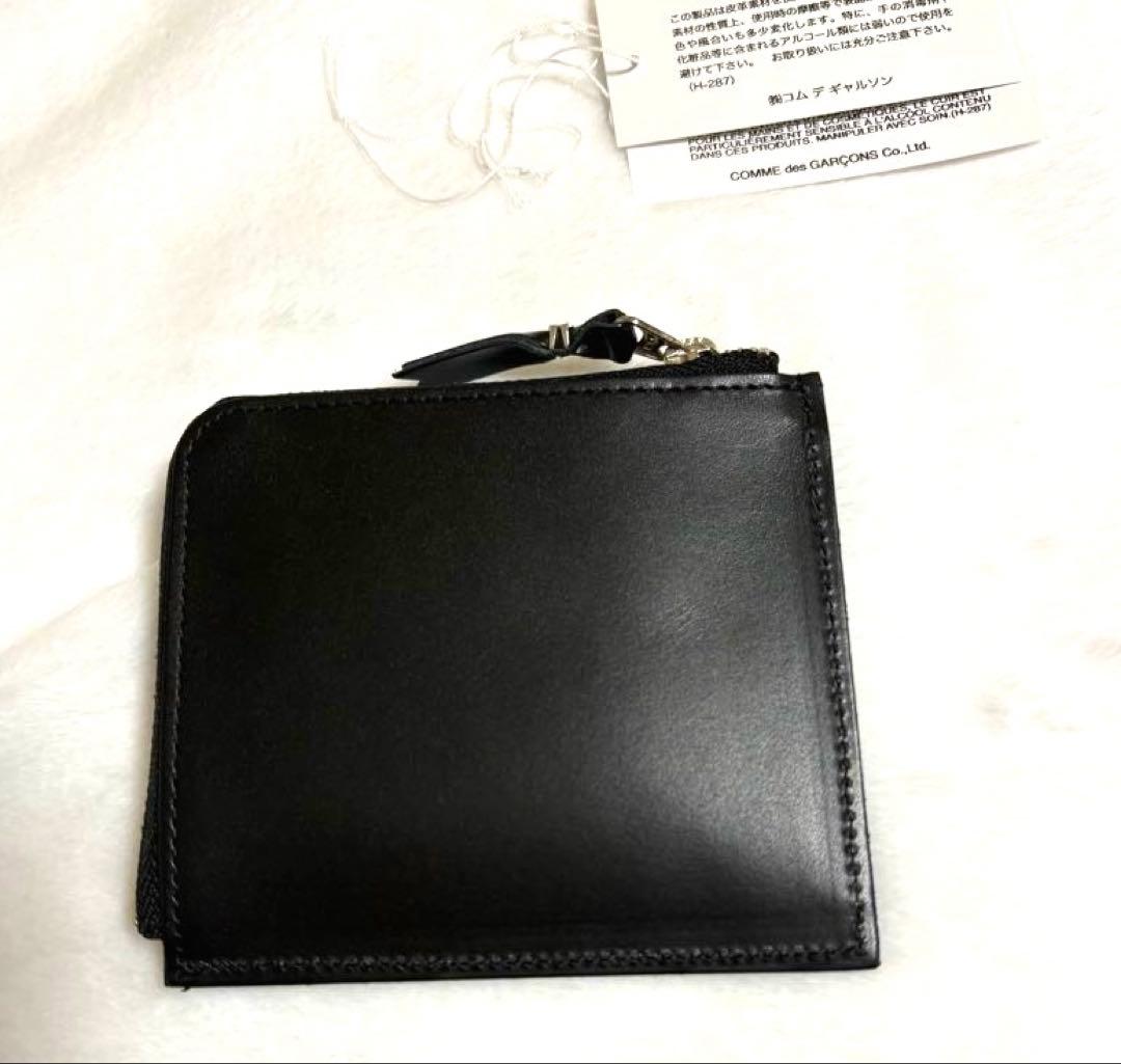 新品　COMME des GARCONS メッセージL字ジップウォレット