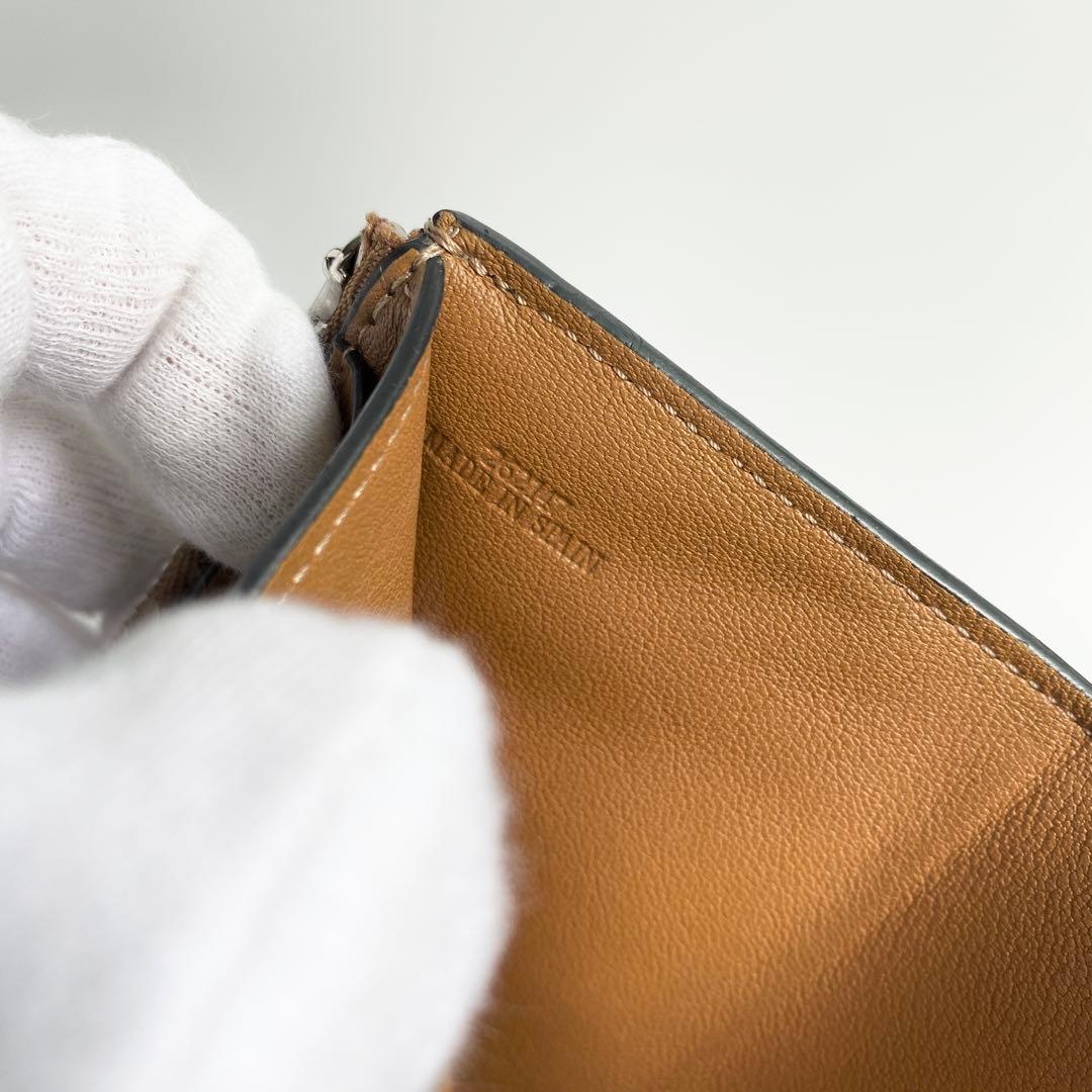LOEWE ロエベ バーティカルウォレット スモール マーブルグリーン