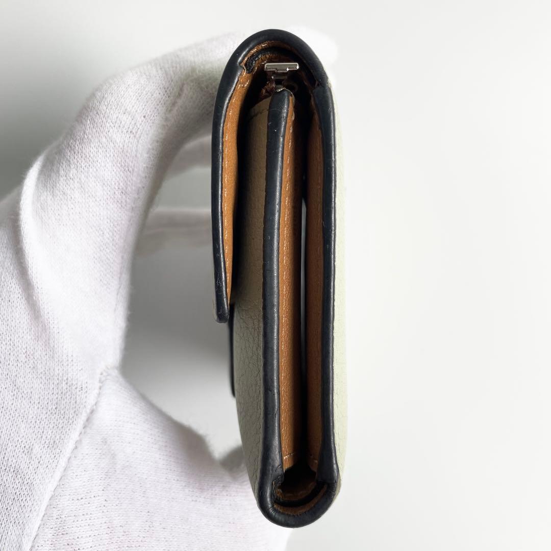 LOEWE ロエベ バーティカルウォレット スモール マーブルグリーン