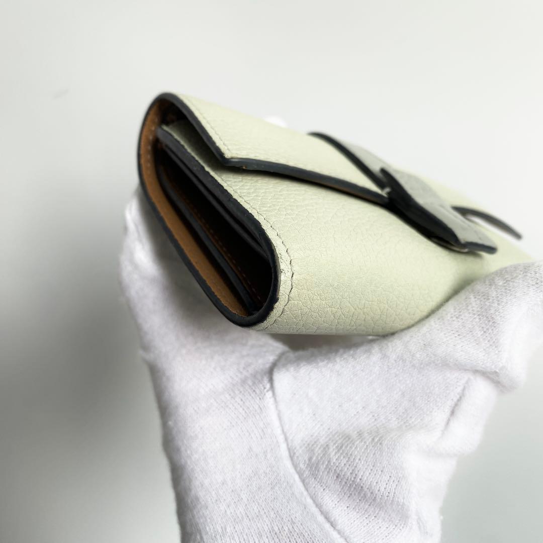LOEWE ロエベ バーティカルウォレット スモール マーブルグリーン