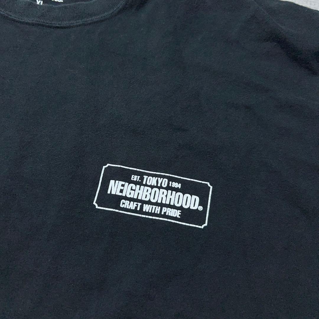 NEIGHBORHOOD ネイバーフッド BOXロゴ Tシャツ 黒 両面プリント