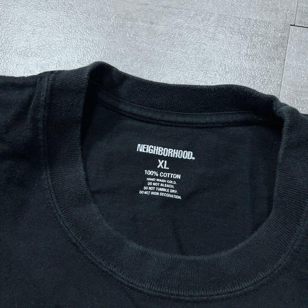 NEIGHBORHOOD ネイバーフッド BOXロゴ Tシャツ 黒 両面プリント