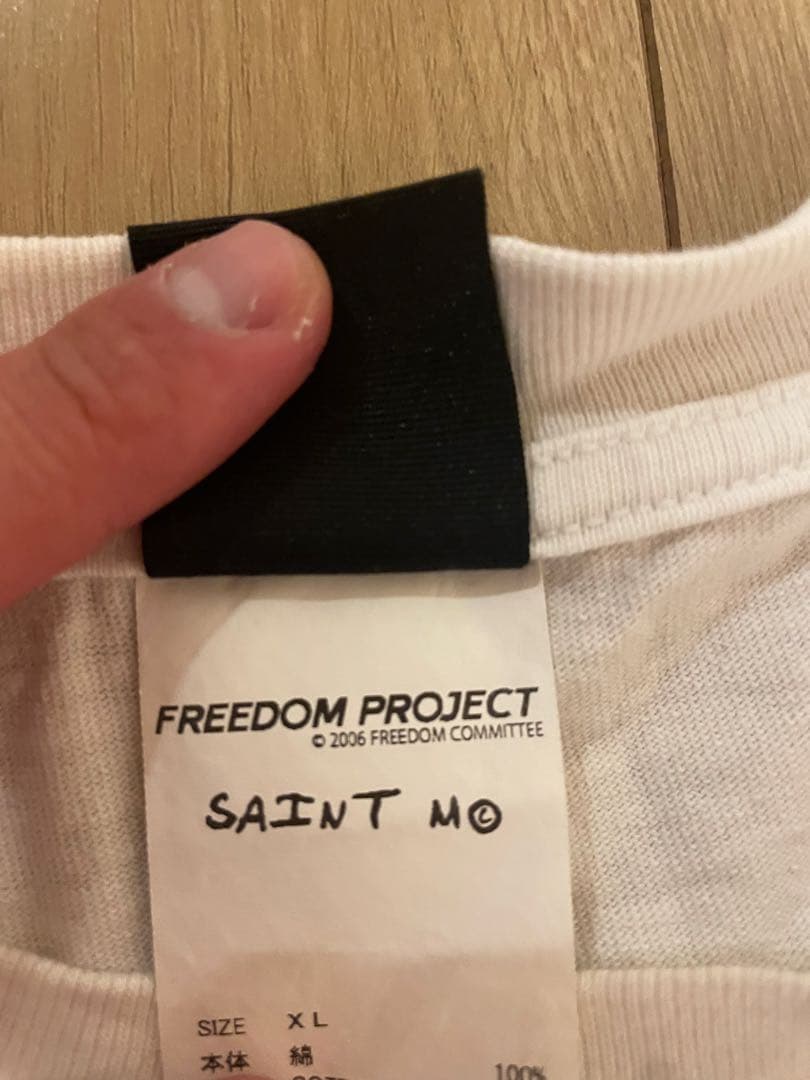 トップス SAINT Mxxxxxx 24SS x FREEDOM T-Shirt