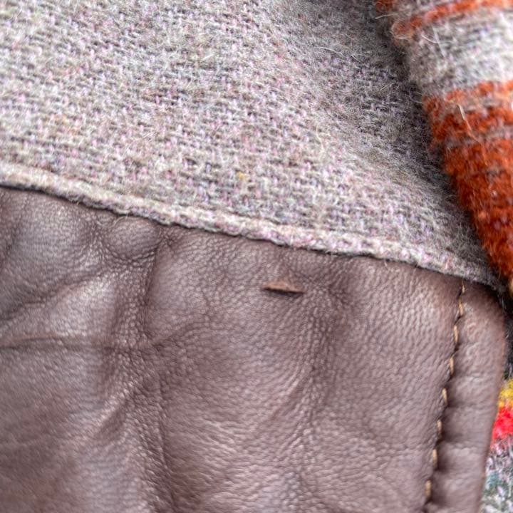 80s vintage France製 COLLAR RUG JACKET 古着