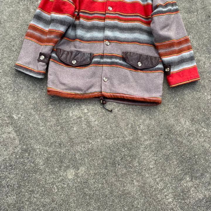 80s vintage France製 COLLAR RUG JACKET 古着