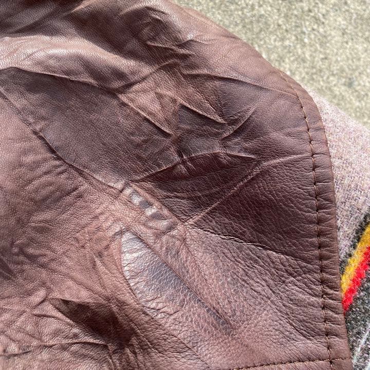 80s vintage France製 COLLAR RUG JACKET 古着