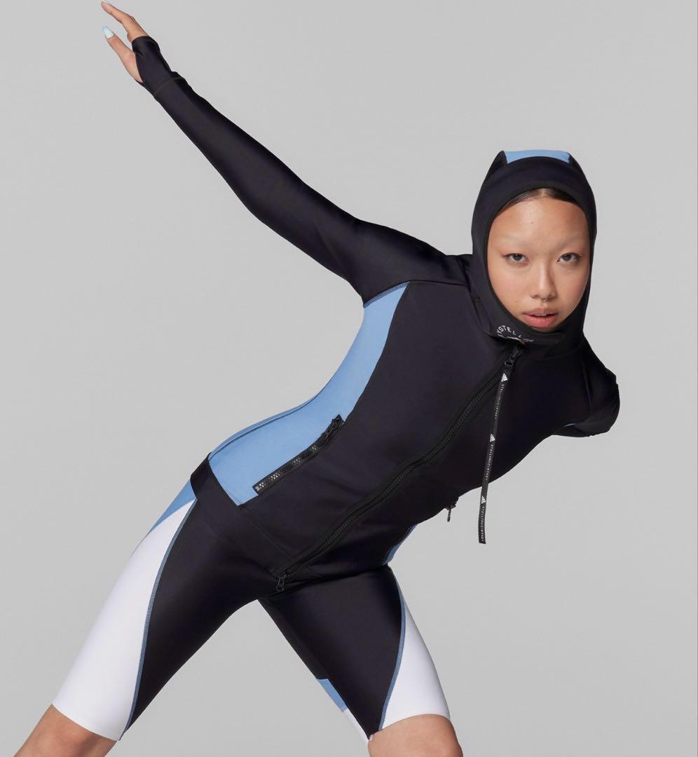 adidas by Stella McCartney フード付きラッシュガード