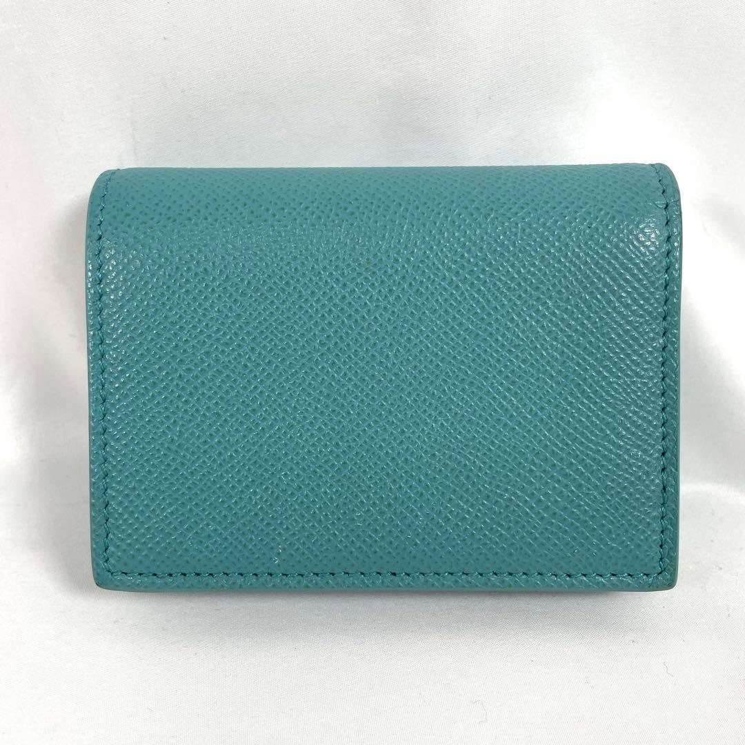 美品 FERRAGAMO フェラガモ 二つ折り財布 ヴァラリボン レザー