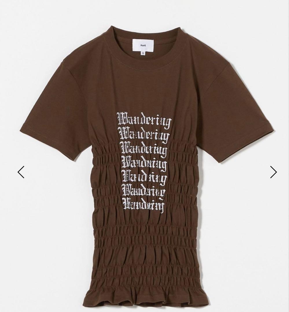 【別注】＜Ruro × 6＞SHIRRING Tシャツ