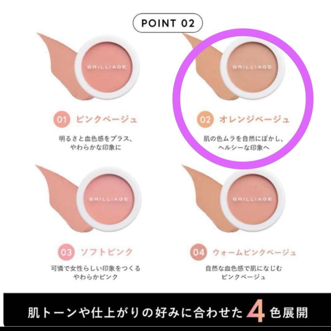 ブリリアージュ　カモフラージュコンシーラーチーク02 新品未開封