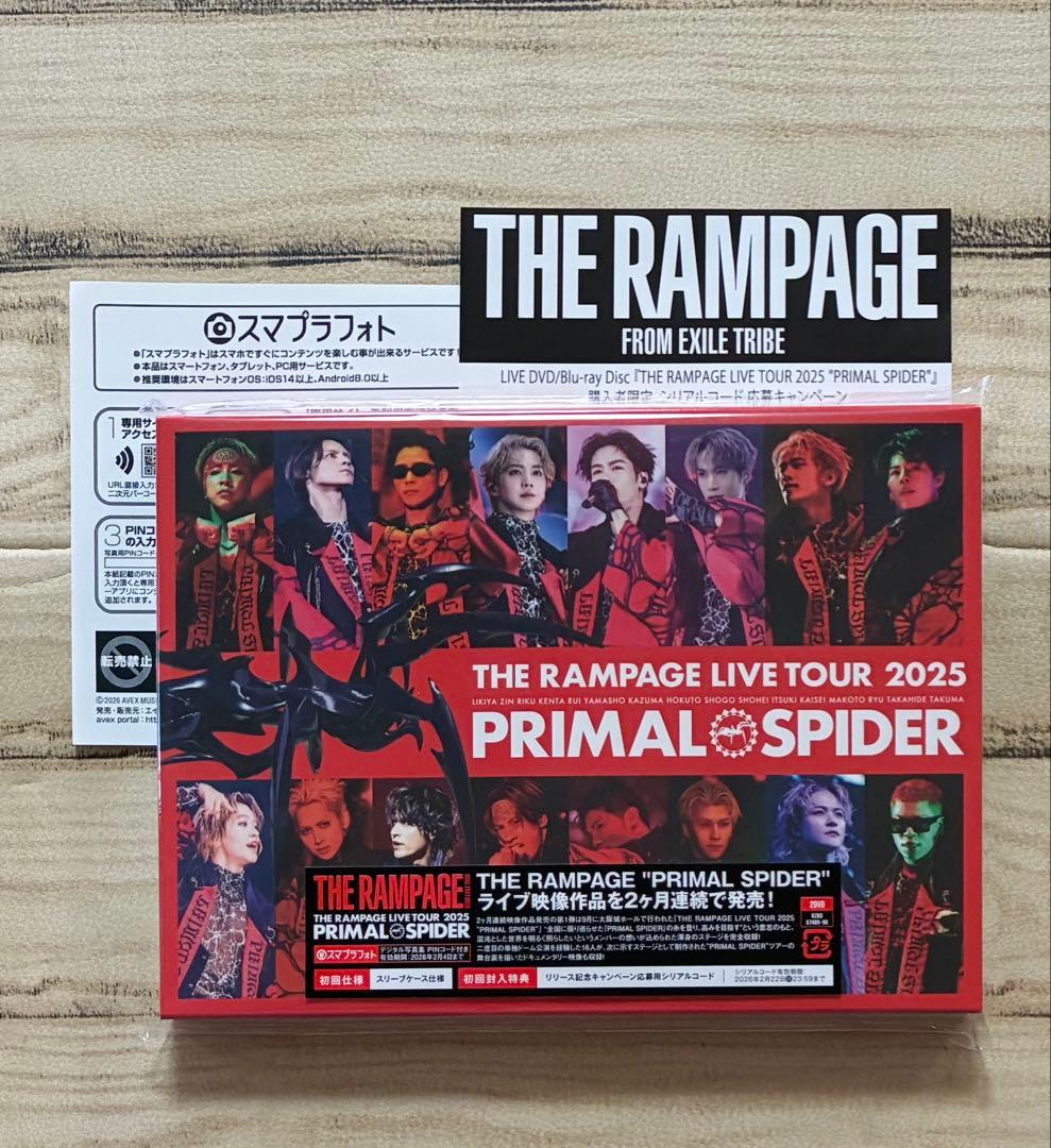 【ランページ】PRIMAL SPIDER LIVE 2DVD 初回封入特典付き