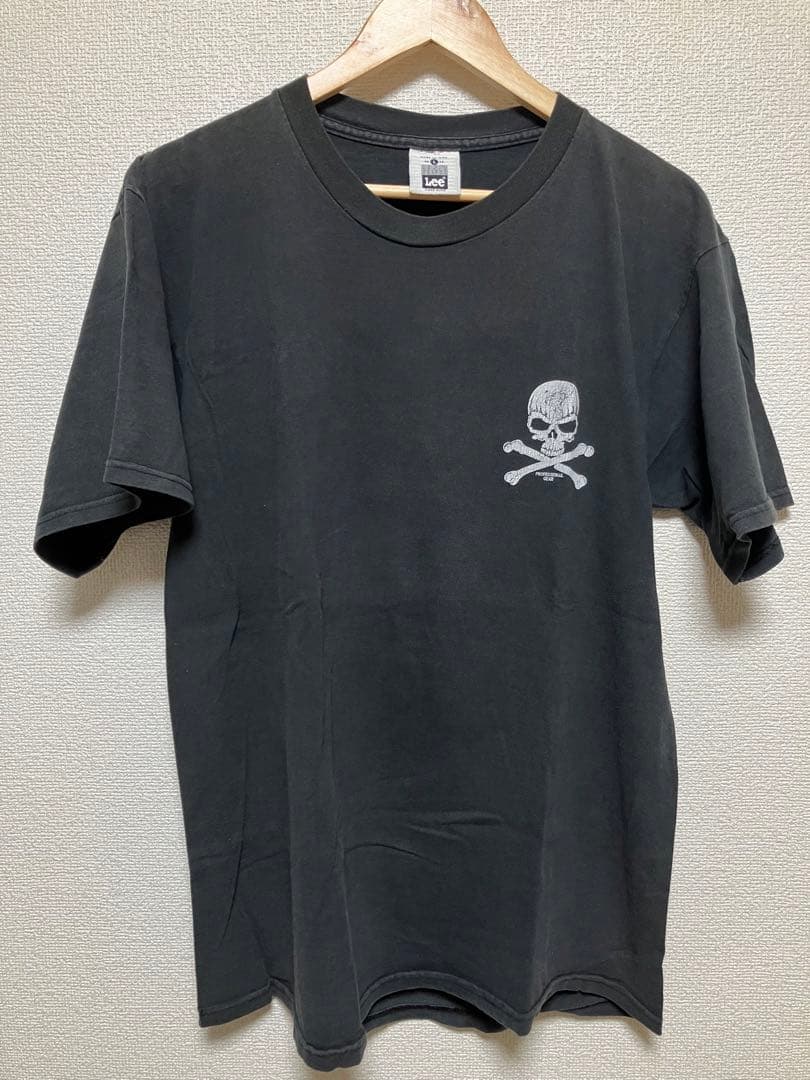 rare 90s USA スカルデザイン Tシャツ L 墨黒 ビンテージ