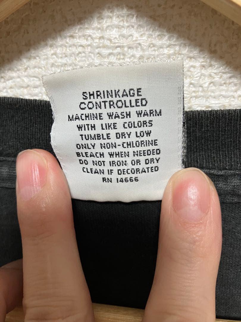rare 90s USA スカルデザイン Tシャツ L 墨黒 ビンテージ