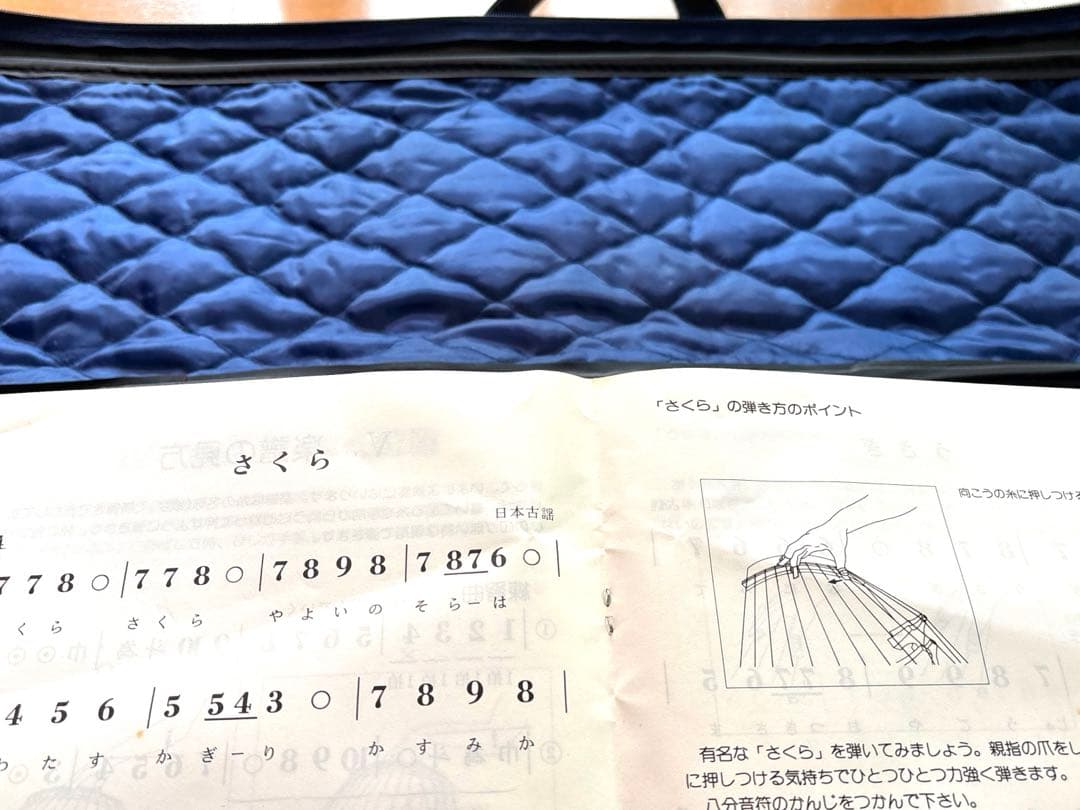 ゼンオン 文化箏 羽衣 初心者セット 文化箏入門　ソフトケース付き