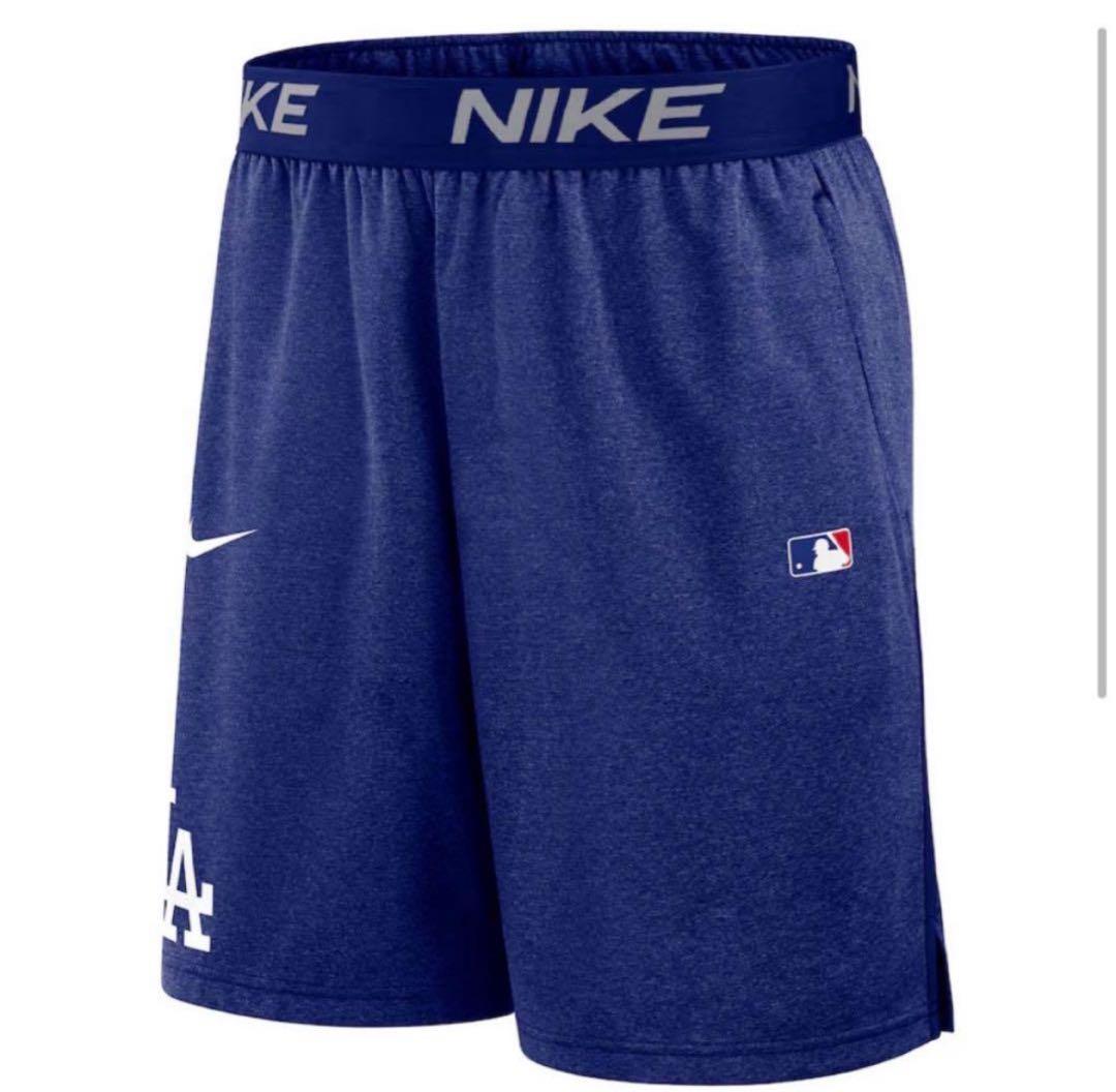 【USサイズL】オーセンティックドジャースTシャツ ハーフパンツ2点セット