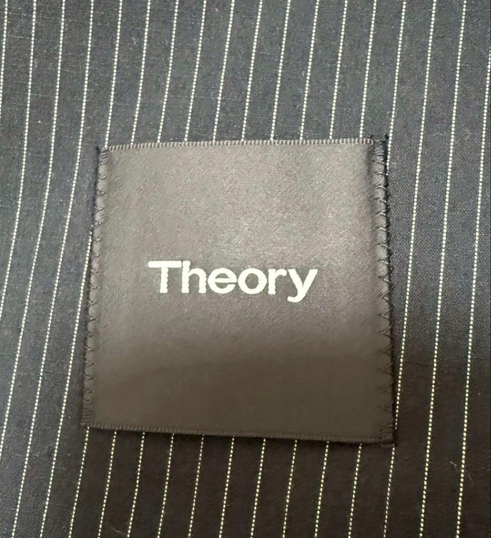 Theory スーツセットアップ　リネン混　ストレッチ　スリムフィット