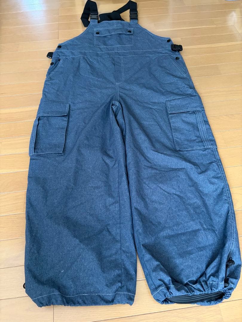 rencill スノボ　ウェア　デニム様　ビブ　パンツ　ビブパン