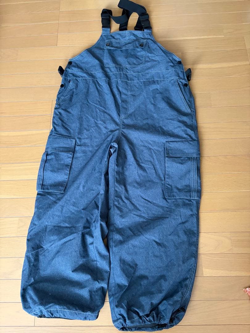 rencill スノボ　ウェア　デニム様　ビブ　パンツ　ビブパン