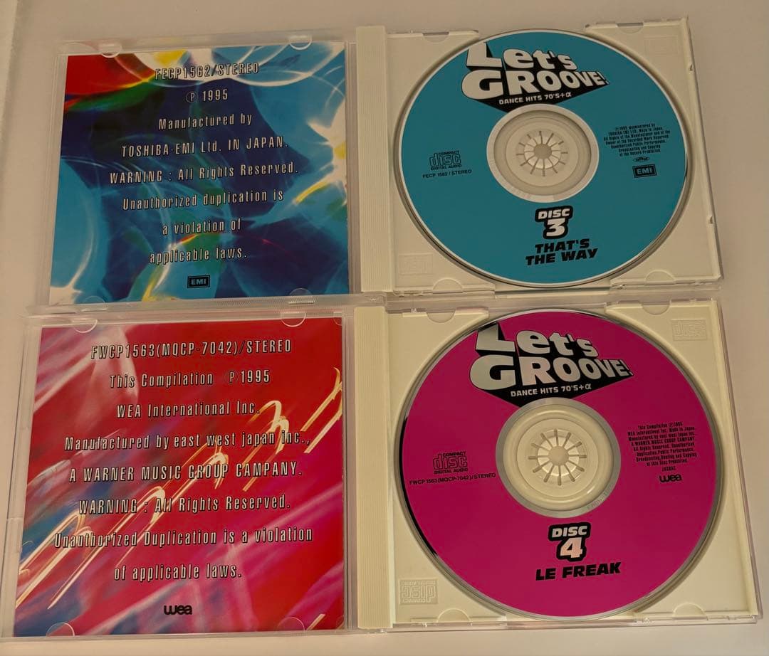 Let's Groove! Dance Hits 70's+α セット　　7枚組