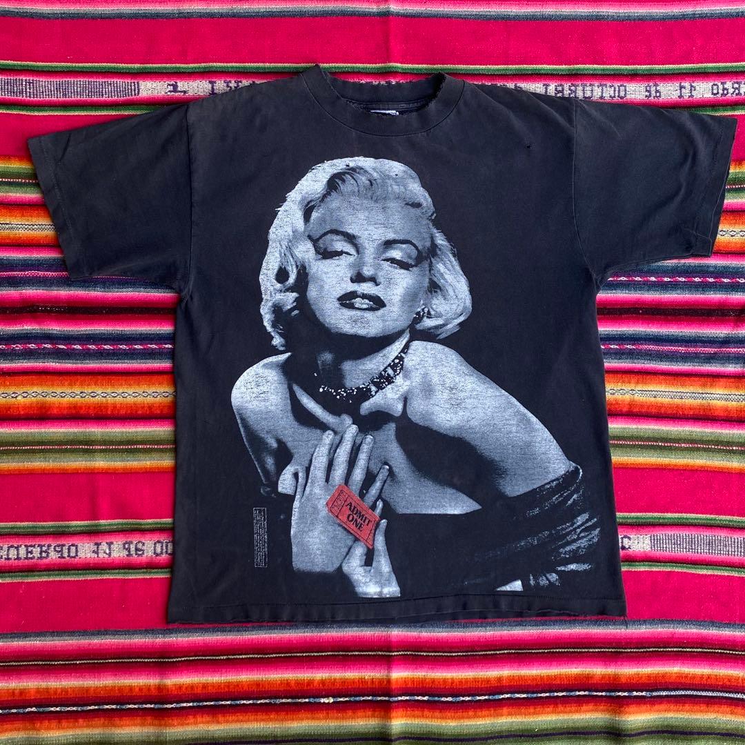 90s マリリン・モンロー Tシャツ ブラック XL