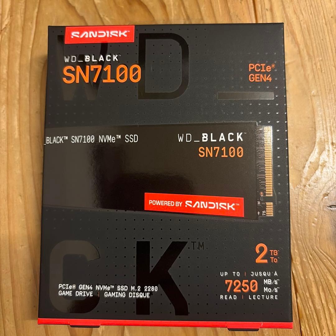 WD BLACK SN7100 2TB SSD サンディスク SSD 2TB