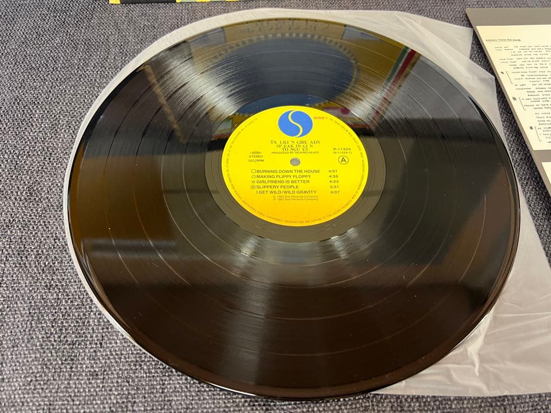洋楽 Talking Heads 1983 1st Press P-11324 LP