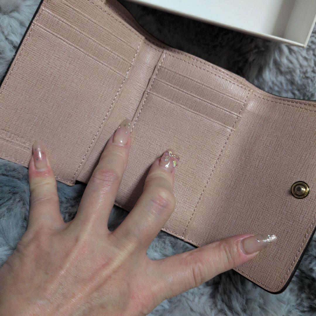 K*様 FURLA ピンク 三つ折り財布