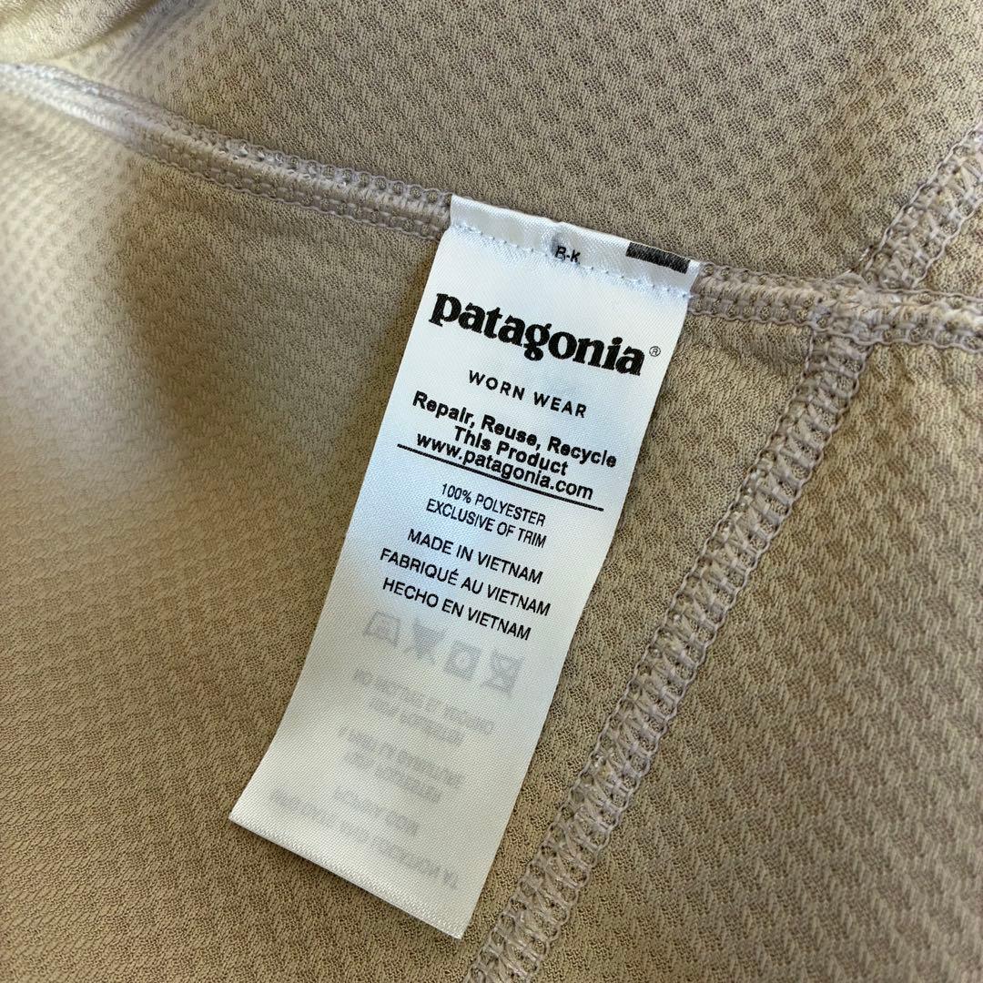 patagonia レトロxフリースベスト S ベージュ/ネイビー