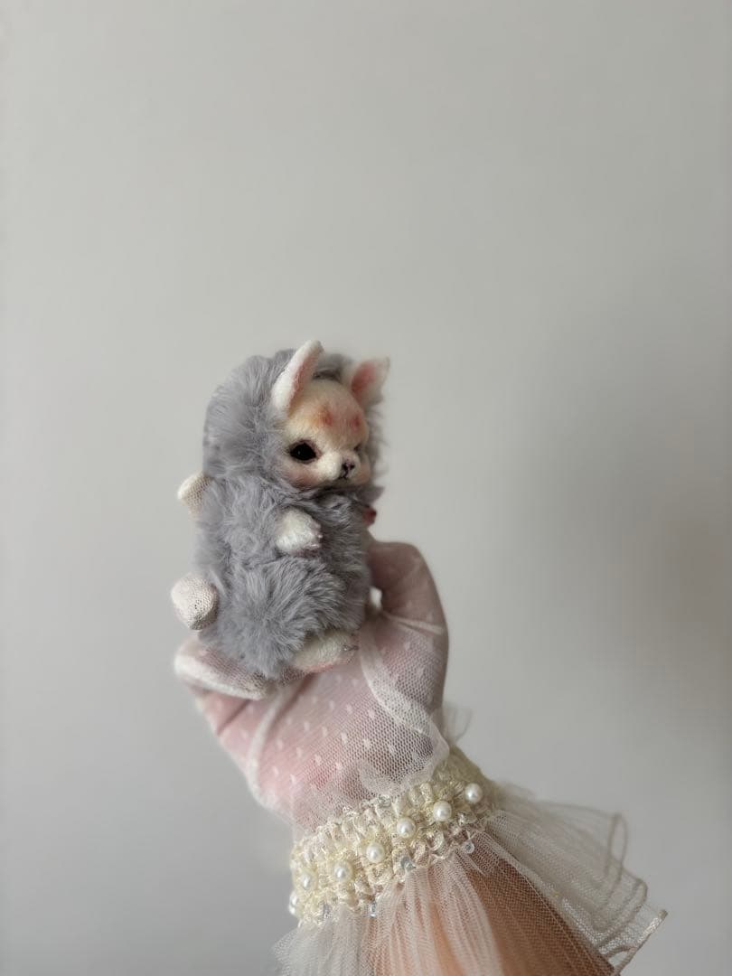 アートドール　No.56うさぎ幻獣　羊毛フェルト
