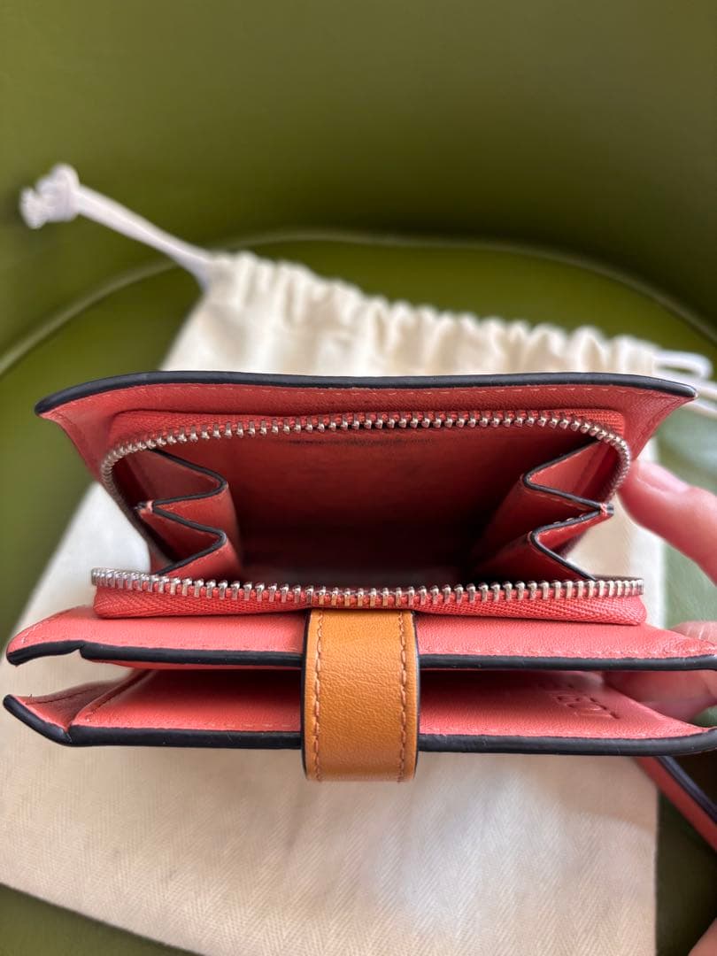 LOEWE コンパクトジップウォレット ソフトグレインカーフ