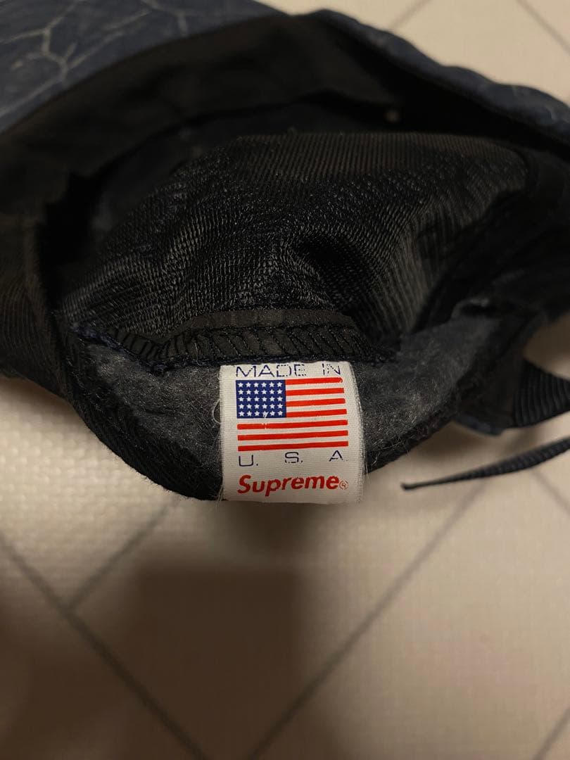 Supreme シュプリーム ジェットキャップクラッシ ュデニム USA製