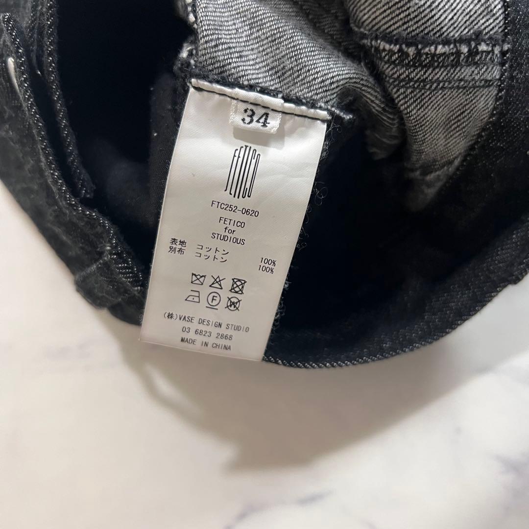 FETICO フェティコ 別注 ROSE DENIM PANTS