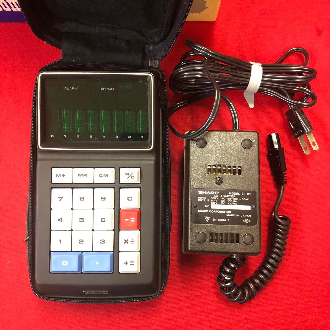 SHARP 電子ソロバン　COMPET EL-8M 1971年　コンペット