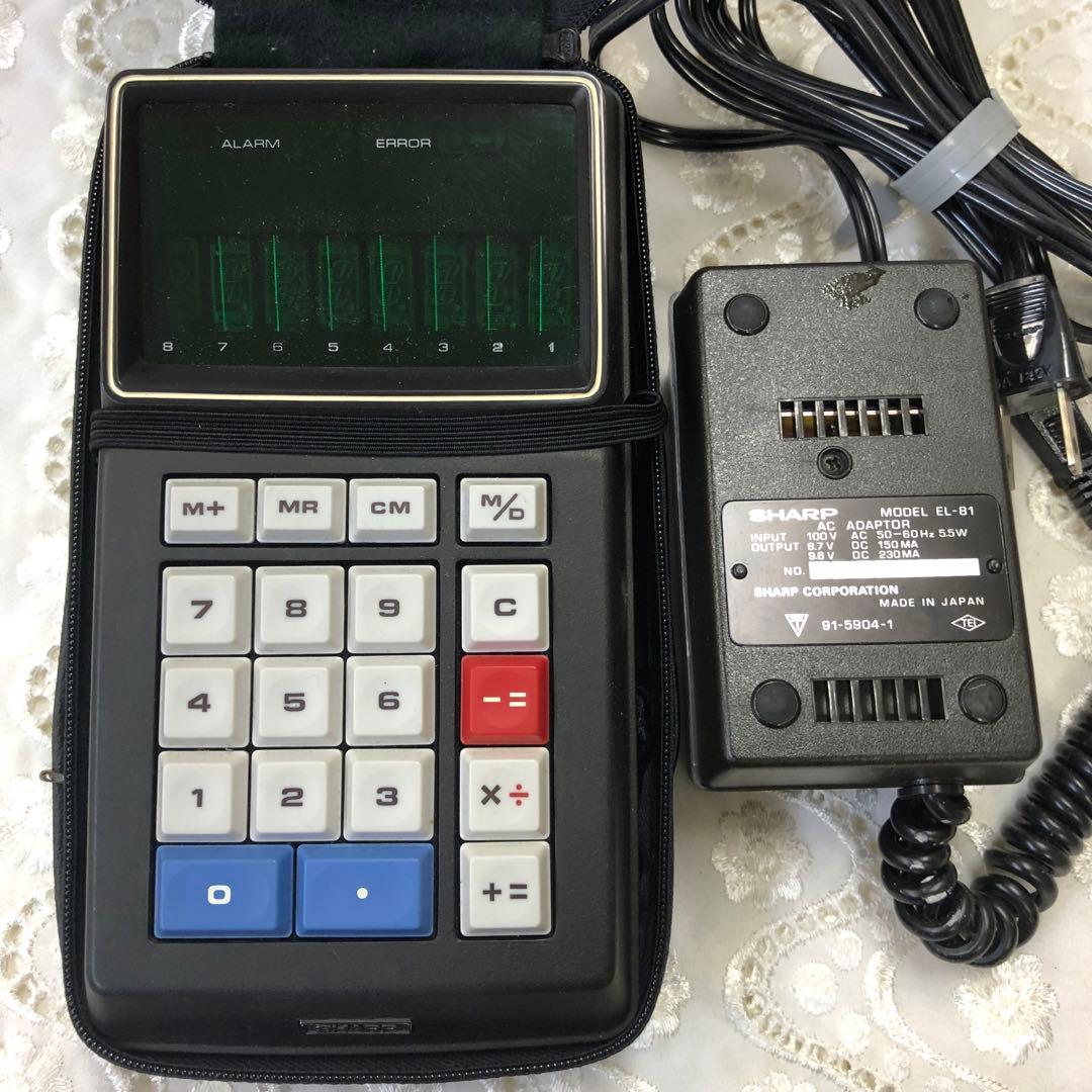 SHARP 電子ソロバン　COMPET EL-8M 1971年　コンペット