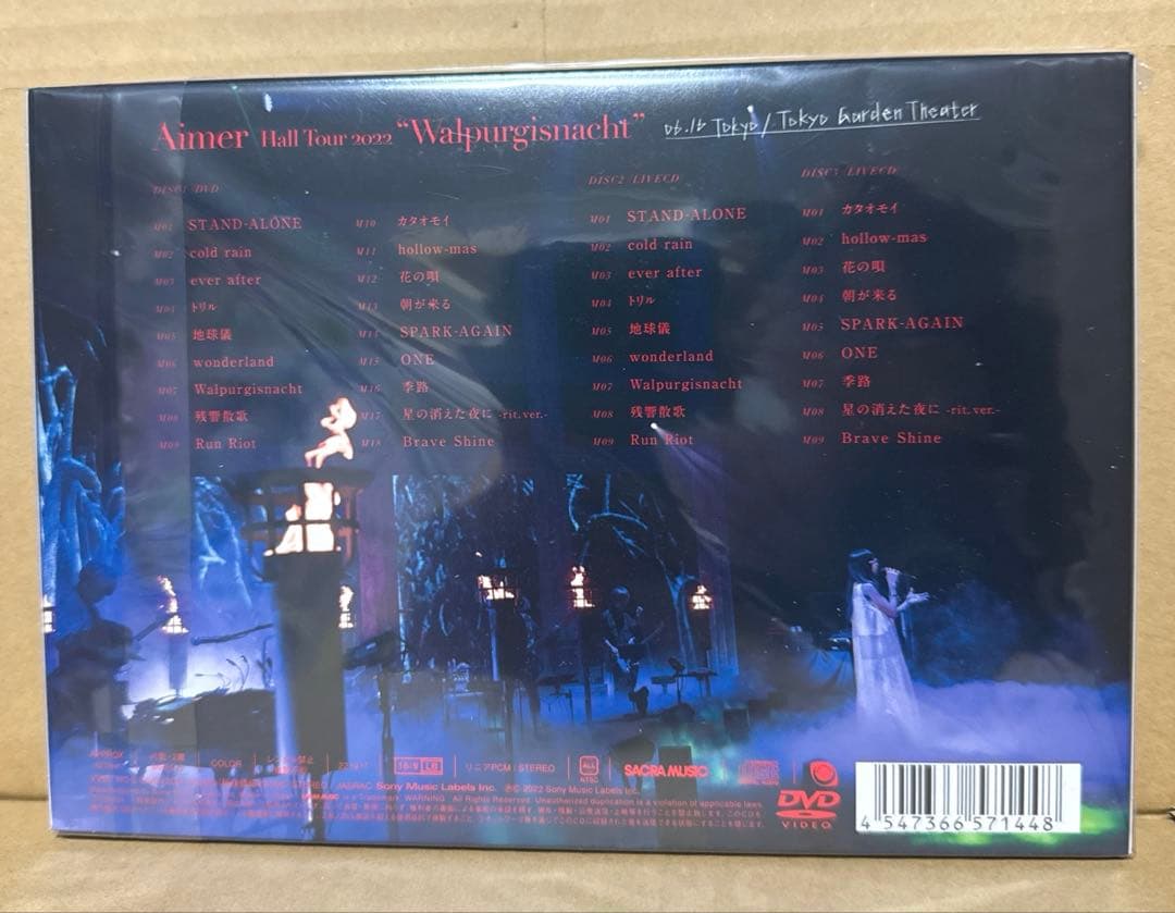 Aimer/Hall Tour 2022\"\"Walpurgisnacht\"\"L…