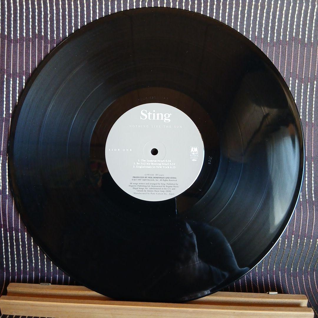 ⑥-7 スティング ／Nothing Like The Sun 2枚組 LP